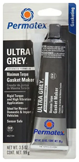 Permatex Ultra Grey RTV Silicone Gasket Maker 3.5 oz
