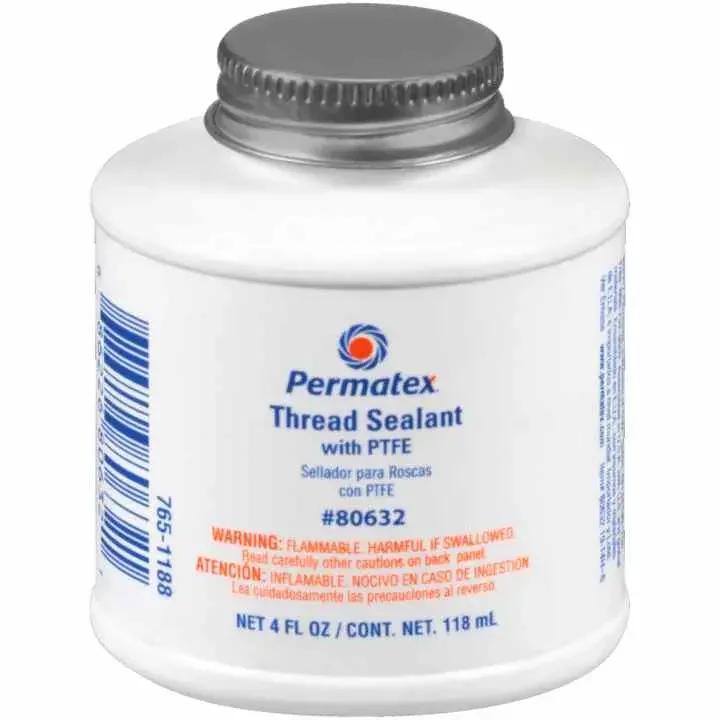 Permatex Thread Sealant with Teflon 4 oz Tub 12/Case