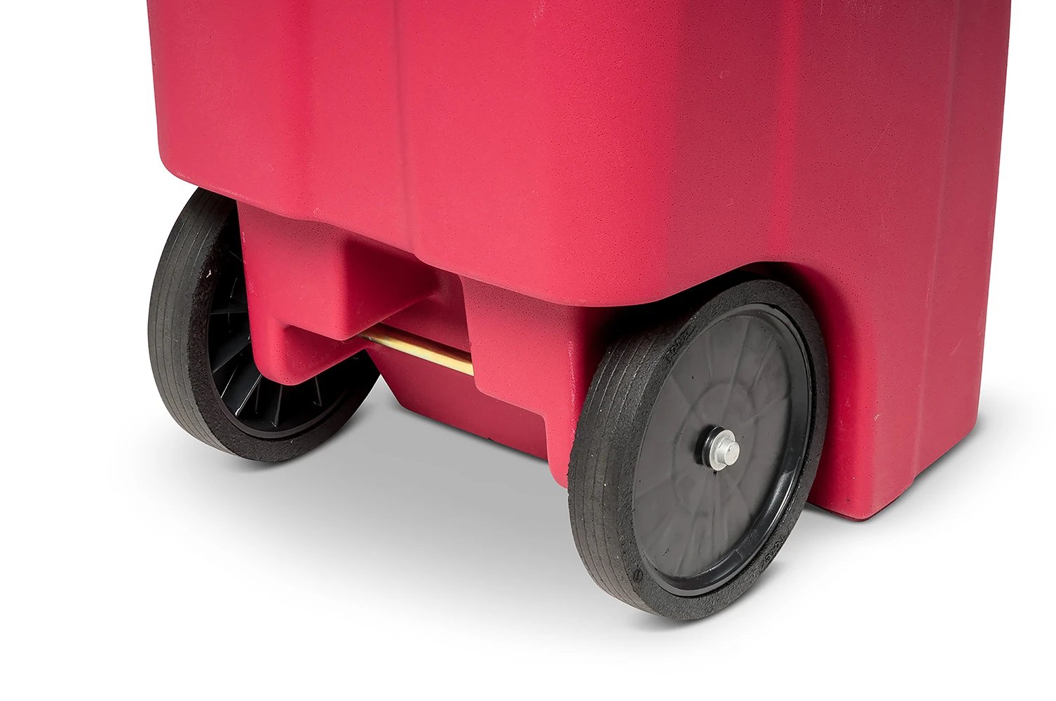 Toter® 64 Gal. Red Hazardous Waste Trash Can with Wheels and Lid Lock