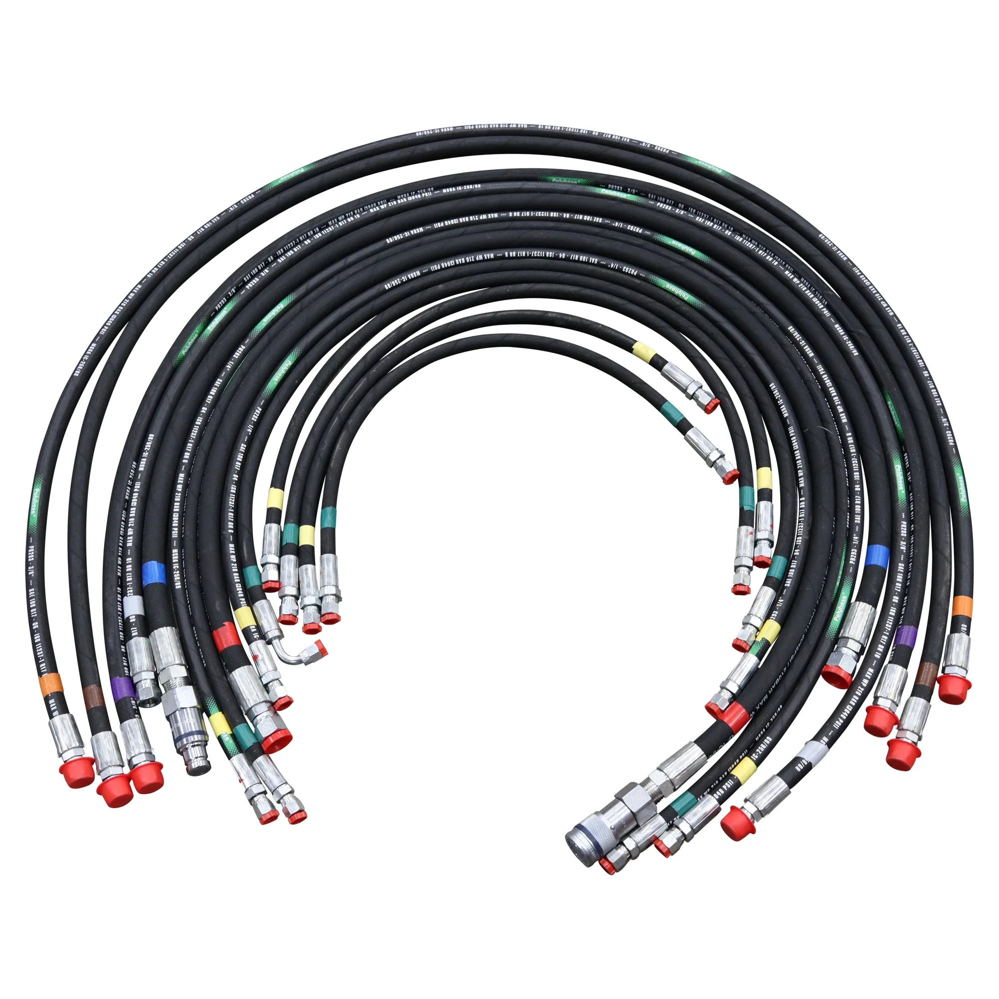Wastebuilt® Replacement for Curotto-Can Main Valve Vertical Hose Kit
