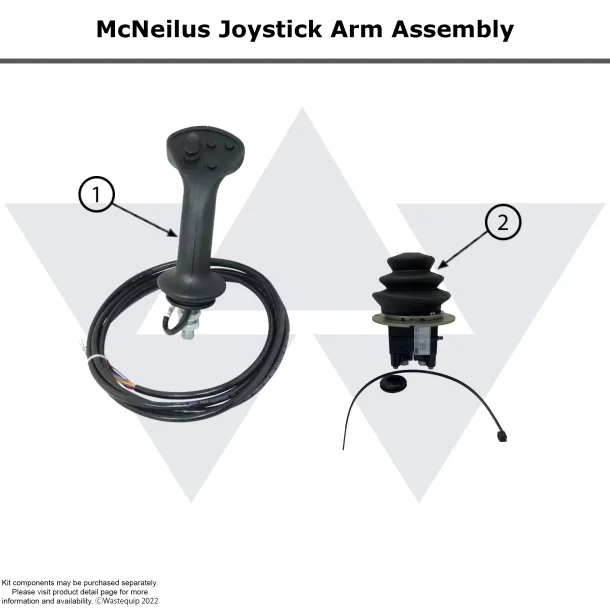 Wastebuilt® Replacement for McNeilus Joystick Arm Assembly 