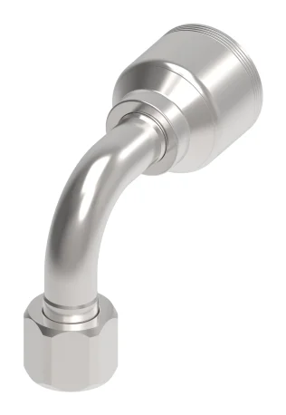 Aeroquip 3/4" Female JIC 90 Degree x 3/4", 4 Wire Hydraulic Hose Fitting