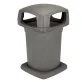 Toter® 60 Gal. Park Trash Can with Lid slider navigation image
