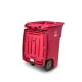 Toter® 64 Gal. Red Hazardous Waste Trash Can with Wheels and Lid Lock slider navigation image