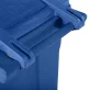 Toter® 32 Gal. Blue Trash Can with Quiet Wheels and Attached Blue Lid slider navigation image